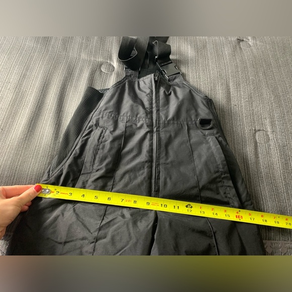 Sport Essentials Winter Ski Snowboard Snow Bib Overalls Waterproof Black Size 14 - Picture 14 of 16